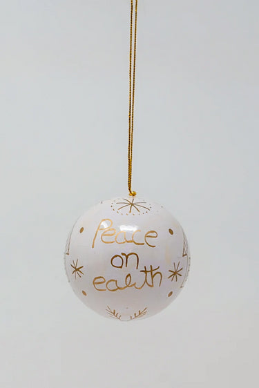 Peace on Earth Ornament